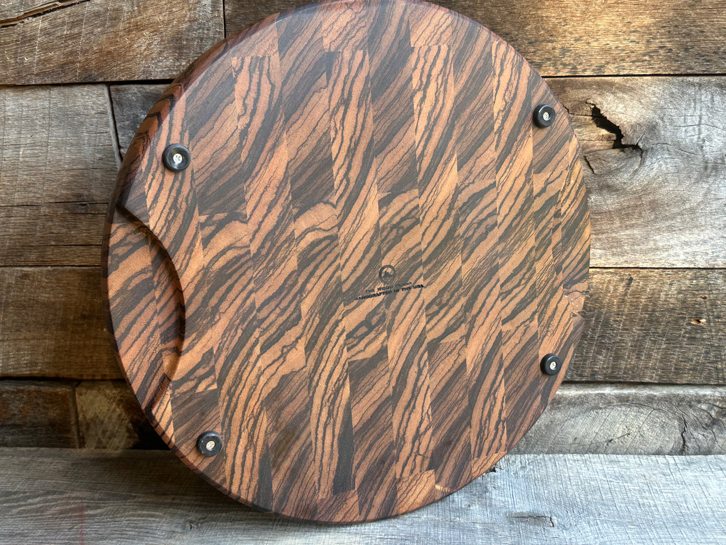 Zebrawood Endgrain Cutting Board