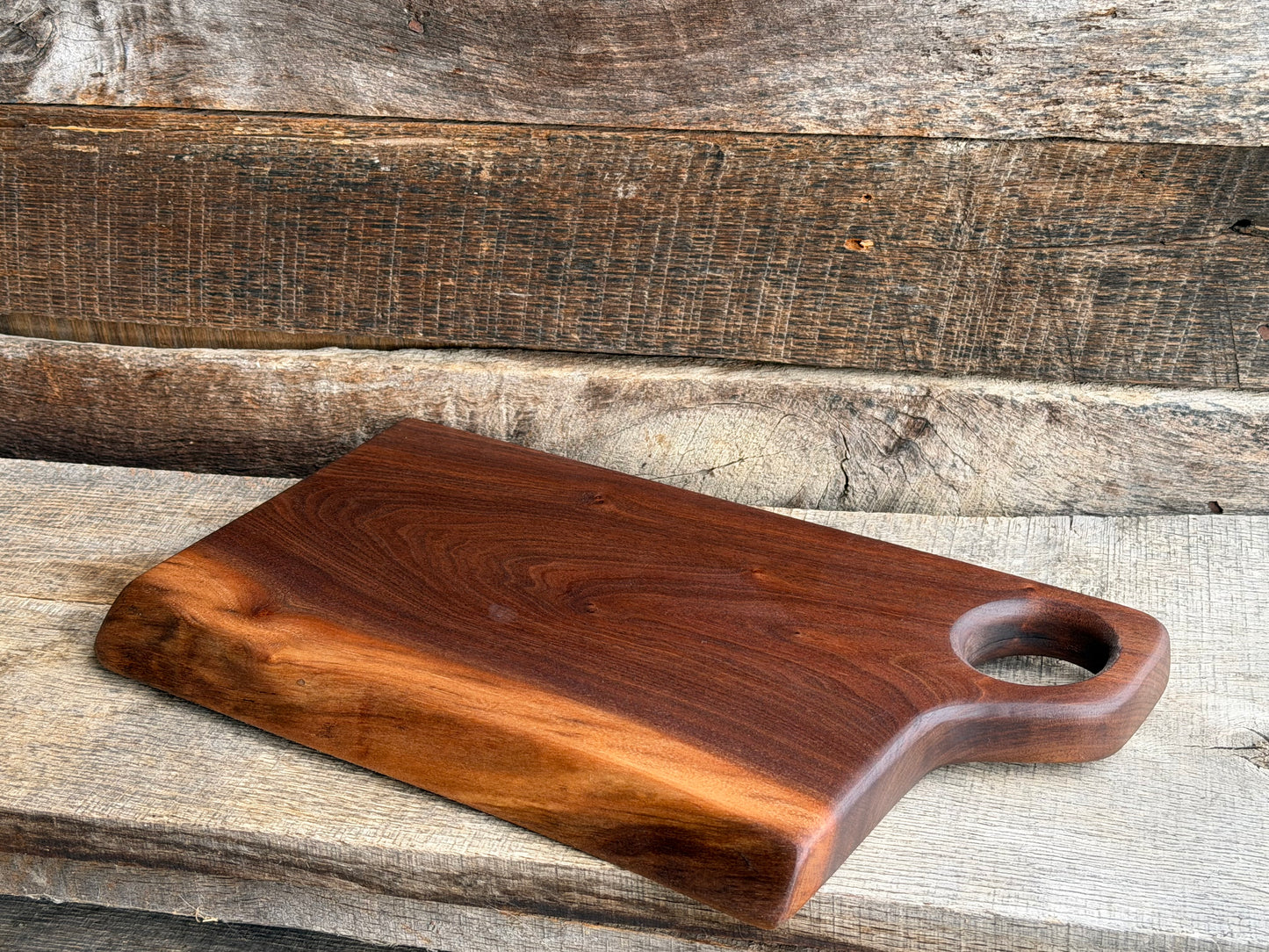 Walnut Live Edge Cutting Board