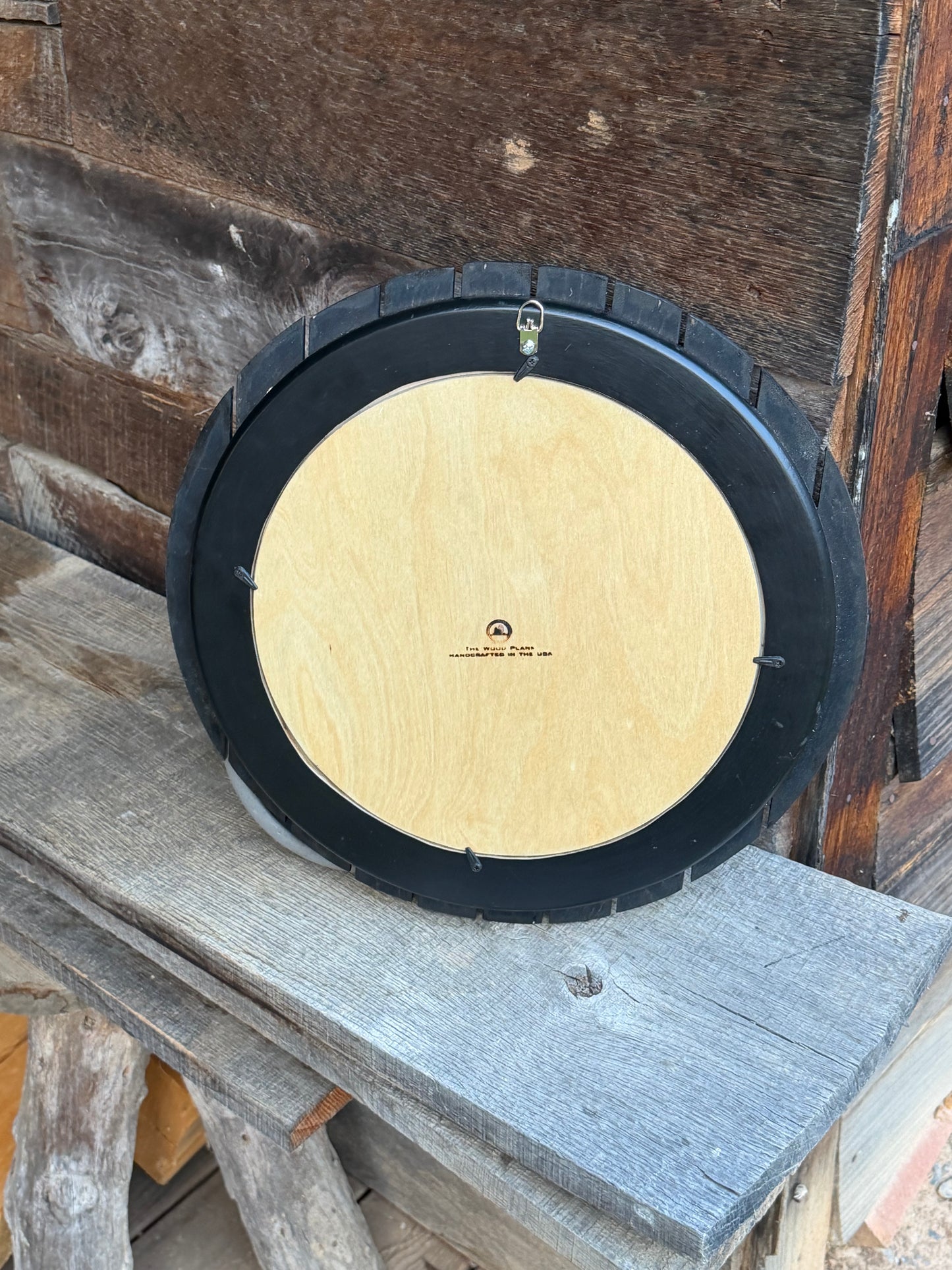 Quilted Walnut Mountain Mirror