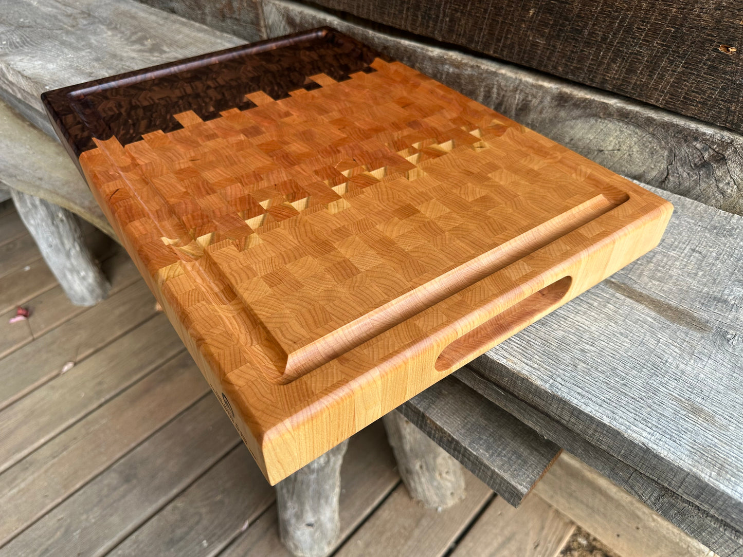 Walnut Cherry Maple Endgrain