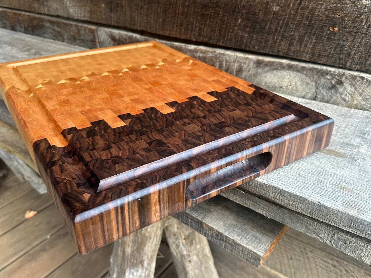 Walnut Cherry Maple Endgrain