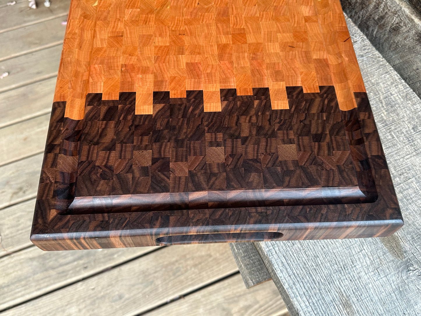 Walnut Cherry Maple Endgrain