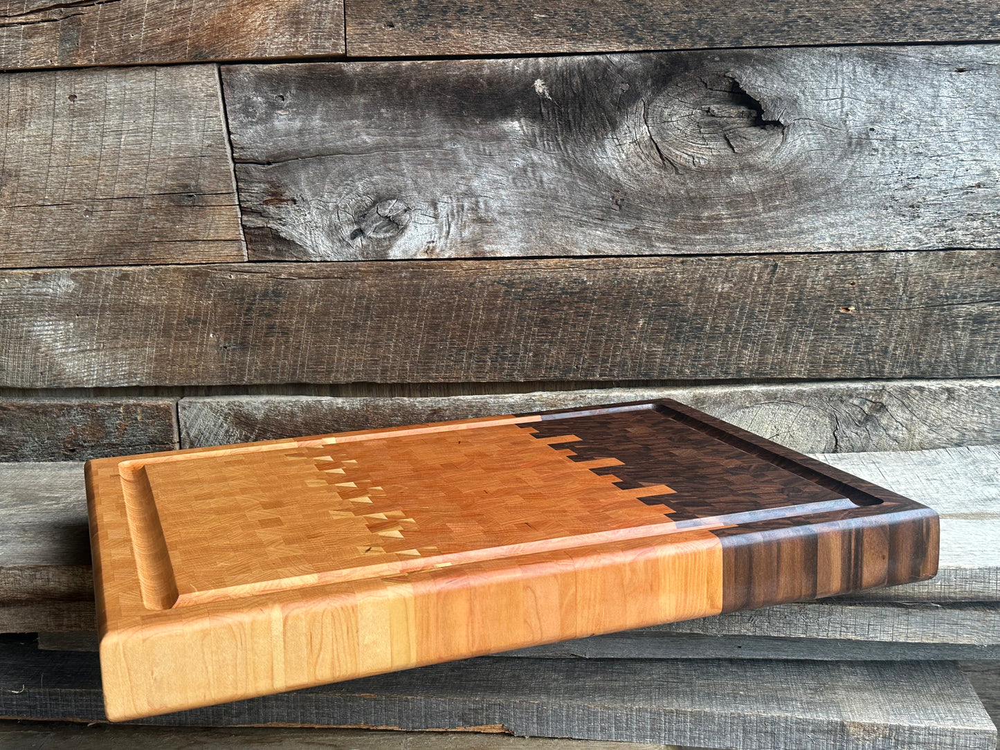 Walnut Cherry Maple Endgrain