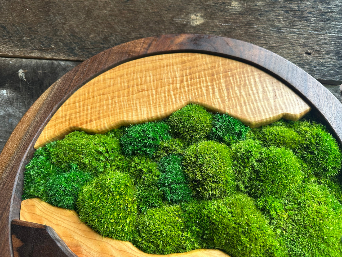 Mountain Wall ART Round