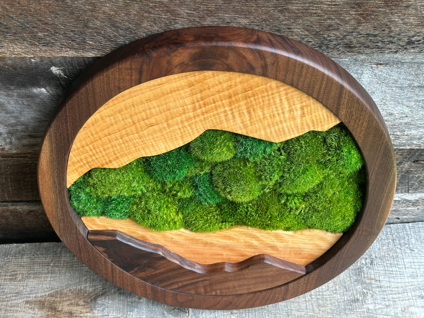 Mountain Wall ART Round