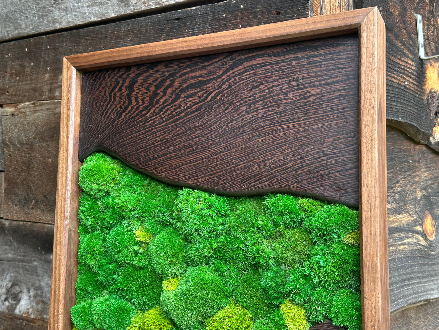 Mountain Wall ART ** Walnut Frame