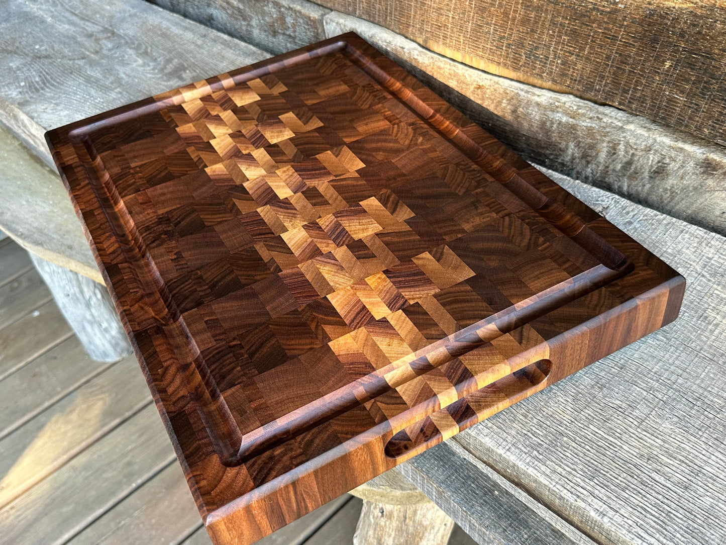 Walnut River Endgrain Cutting Board