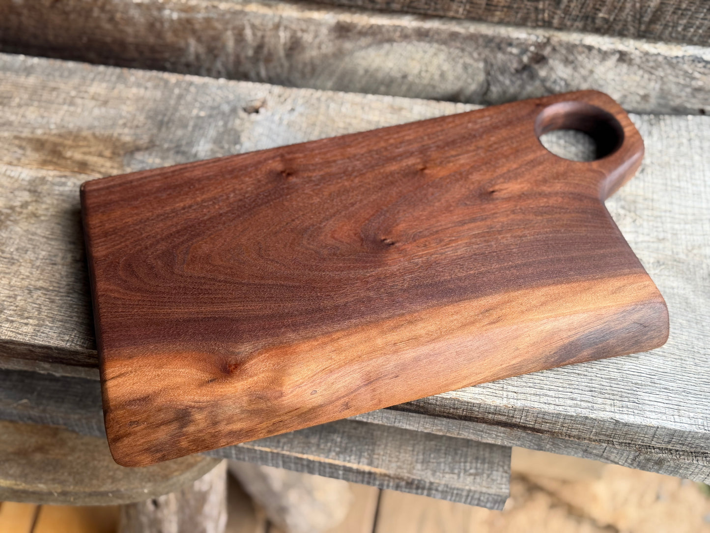 Walnut Live Edge Cutting Board