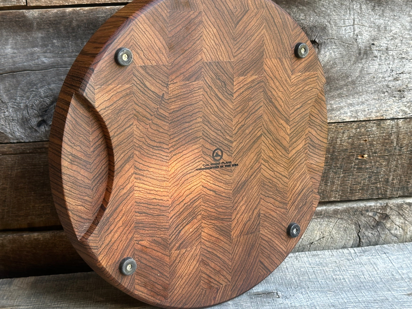 Zebrawood Endgrain Cutting Board