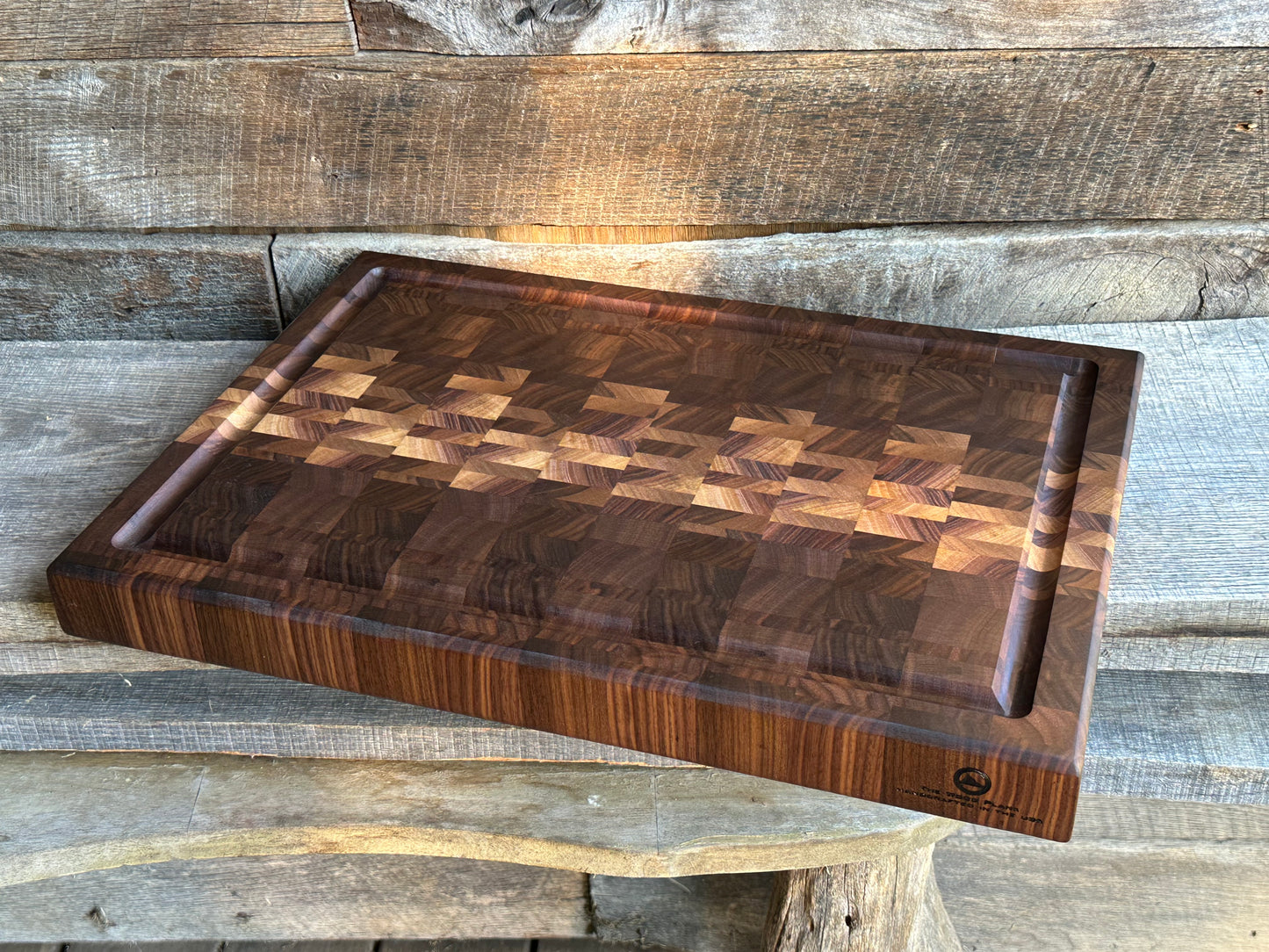 Walnut River Endgrain Cutting Board