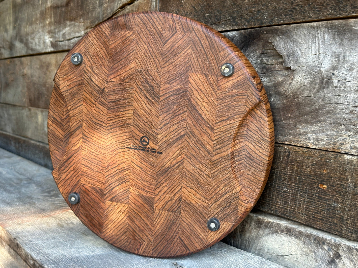 Zebrawood Endgrain Cutting Board