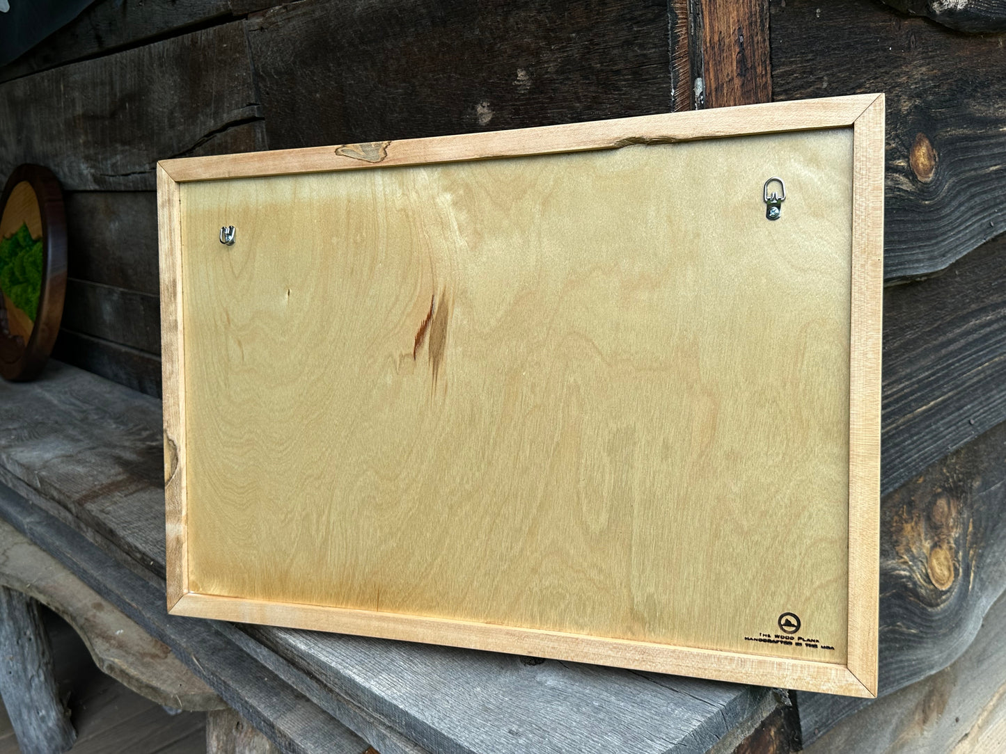 Mountain Wall Art ** Maple Frame